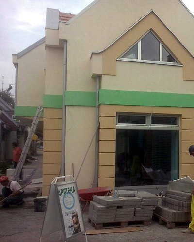Termoizolacija i fasada na apoteci